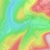 Topografische Karte Cascade du Moulin, Höhe, Relief