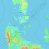Topografische Karte Sugbu Islet, Höhe, Relief