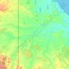Topografische Karte Tierra del Fuego, Höhe, Relief
