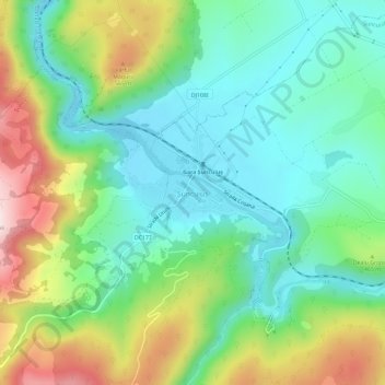Topografische Karte Șuncuiuș, Höhe, Relief