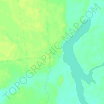 Topografische Karte Lagoa das Piranhas, Höhe, Relief