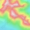 Topografische Karte Sgùrr nan Eag, Höhe, Relief