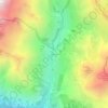 Topografische Karte Chambran, Höhe, Relief