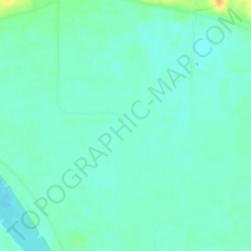 Topografische Karte Big Cypress, Höhe, Relief