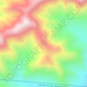 Topografische Karte Formosa Nature Reserve, Höhe, Relief