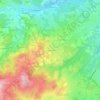 Topografische Karte Le Haut Marjon, Höhe, Relief