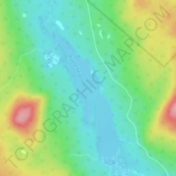 Topografische Karte Petit lac Neigette, Höhe, Relief