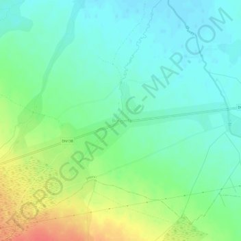Topografische Karte Borzont, Höhe, Relief