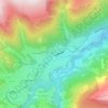 Topografische Karte Disentis, Höhe, Relief