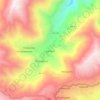 Topografische Karte Cachora, Höhe, Relief