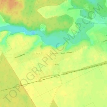 Topografische Karte Grădiștea, Höhe, Relief