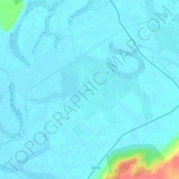 Topografische Karte Adoni, Höhe, Relief