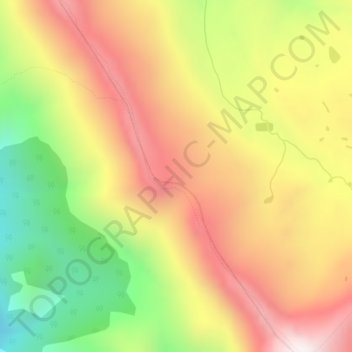 Topografische Karte Protection Mountain, Höhe, Relief