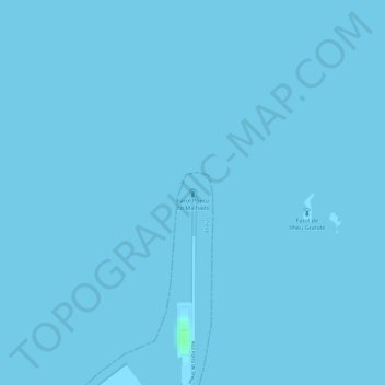 Topografische Karte Farol Ponto do Malhado, Höhe, Relief