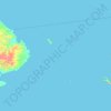 Topografische Karte Pulau Derawan, Höhe, Relief