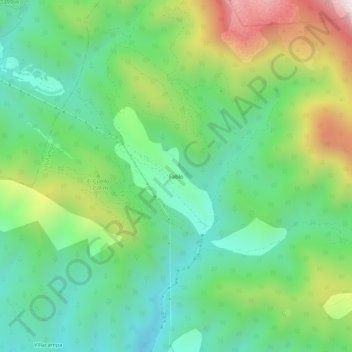 Topografische Karte Fablo, Höhe, Relief