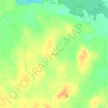 Topografische Karte McHarg, Höhe, Relief