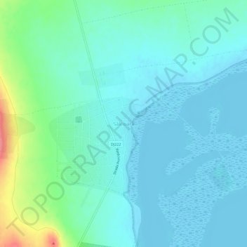 Topografische Karte Sălcioara, Höhe, Relief