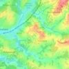 Topografische Karte Hammonds Green, Höhe, Relief