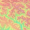 Topografische Karte Gilgit District, Höhe, Relief