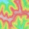 Topografische Karte Pustevny, Höhe, Relief