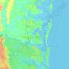Topografische Karte Laurel Island, Höhe, Relief