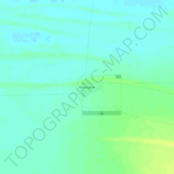 Topografische Karte Koorabye, Höhe, Relief