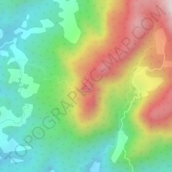 Topografische Karte Morro da Igreja, Höhe, Relief