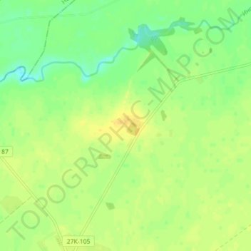 Topografische Karte Сорокино, Höhe, Relief