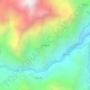 Topografische Karte Chucllush, Höhe, Relief