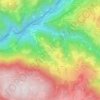 Topografische Karte Steinegg, Höhe, Relief