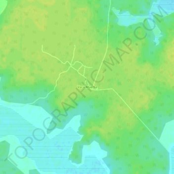 Topografische Karte Vaca Muerta, Höhe, Relief