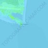 Topografische Karte Cabo Hatteras, Höhe, Relief
