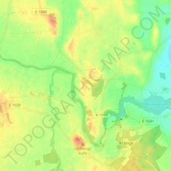 Topografische Karte Kärrsjö, Höhe, Relief