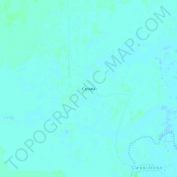 Topografische Karte Capiata, Höhe, Relief