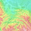 Topografische Karte Echarate, Höhe, Relief