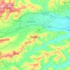 Topografische Karte Corridonia, Höhe, Relief