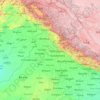 Topografische Karte Sutlej, Höhe, Relief