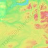 Topografische Karte Area L (Lone Butte/Interlakes), Höhe, Relief