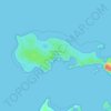 Topografische Karte Sir Graham Moore Island, Höhe, Relief