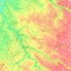 Topografische Karte 85600, Höhe, Relief