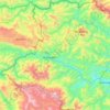 Topografische Karte Kỳ Sơn, Höhe, Relief