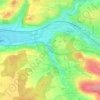 Topografische Karte Faurndau, Höhe, Relief