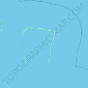 Topografische Karte Apataki, Höhe, Relief