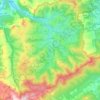 Topografische Karte Karrantza Harana / Valle de Carranza, Höhe, Relief
