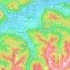 Topografische Karte Aigen im Ennstal, Höhe, Relief