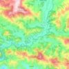 Topografische Karte Waling, Höhe, Relief