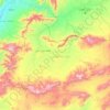 Topografische Karte Nesh, Höhe, Relief