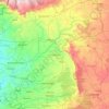 Topografische Karte Comté de Kakamega, Höhe, Relief