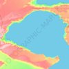 Topografische Karte Golfo Nuevo, Höhe, Relief